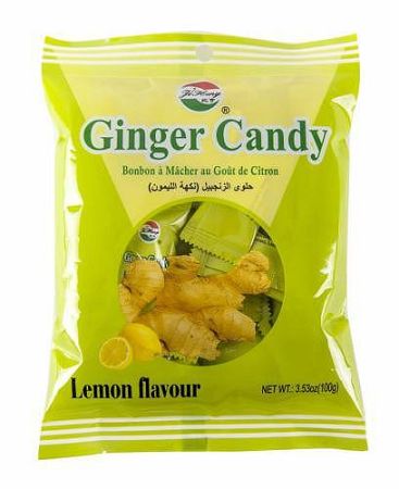Gyömbér csemege lemon, 100 g