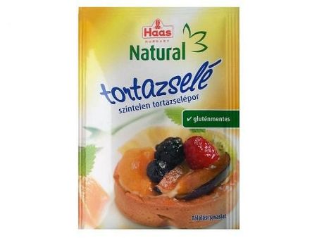 Haas Natural színtelen tortazselé, 11 g