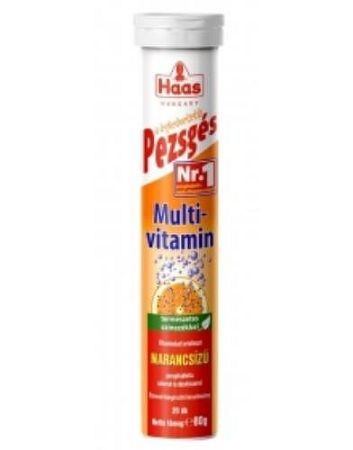 Haas pezsgőtabletta, 20 db - Multivitamin