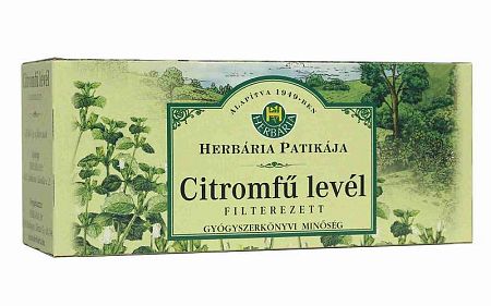Herbária Citromfűlevél, 25 filter