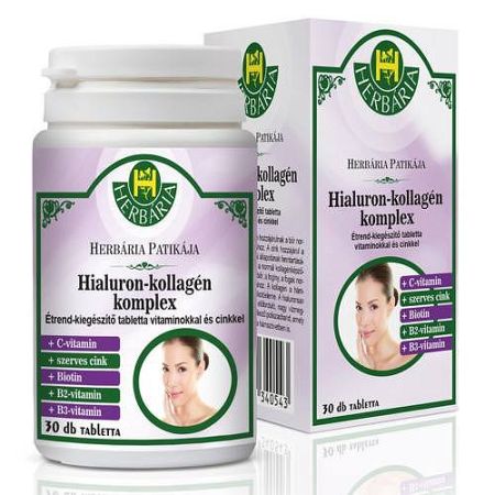HERBÁRIA HIALURON-KOLLAGÉN KOMPLEX, 30 db
