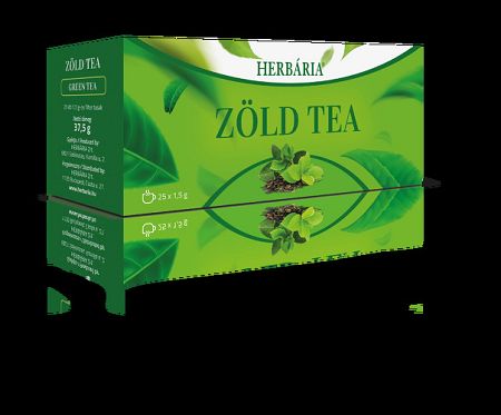 HERBÁRIA ZÖLD TEA, 25 filter