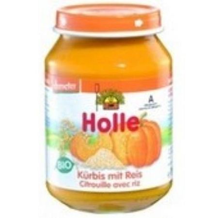 Holle bio bébiétel, sütőtök rizzsel 190 g