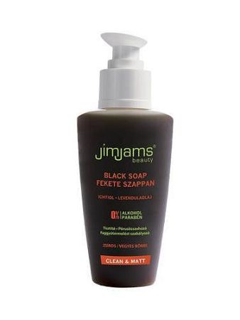 JimJams Clean & Matt fekete szappan, 125 ml