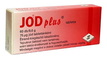 Jód plus tabletta, 60 db