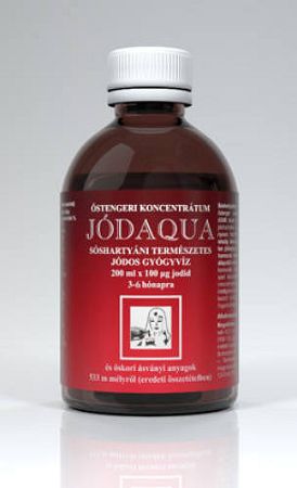 Jódaqua jódos gyógyvíz, 200 ml