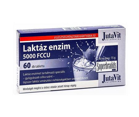 Jutavit Laktáz enzim tabletta, 60 db