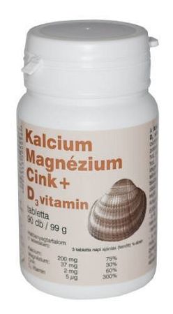 Kalcium,magnézium,cink tabletta 90 db