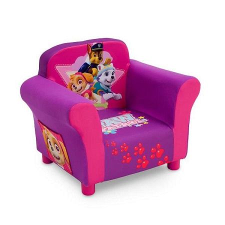 Kárpitozott gyerekfotel - Mancs őrjárat - pink