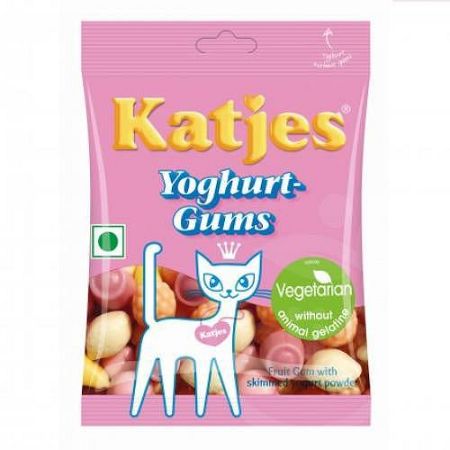 Katjes gumicukorka sovány joghurtporral, 80 g