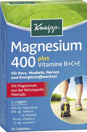 Kneipp magnézium 400 plusz tabletta, 30 db