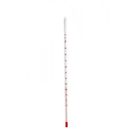Laborhőmérő 25 cm, üveg