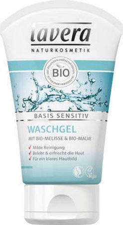 LAVERA Basis Sensitiv tisztító gél, 125 ml