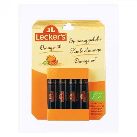 Lecker's bio Narancsolaj, étkezési, 4x2 ml