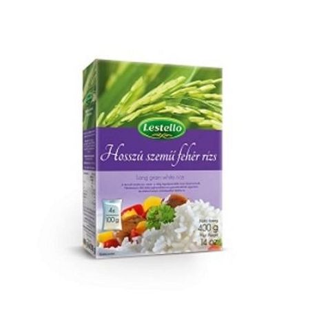 Lestello hosszú szemu fehér rizs, 400 g