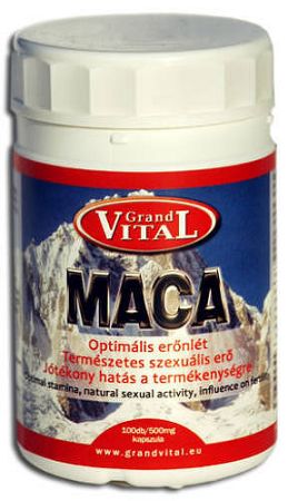 Maca kapszula, 100 db 500 mg