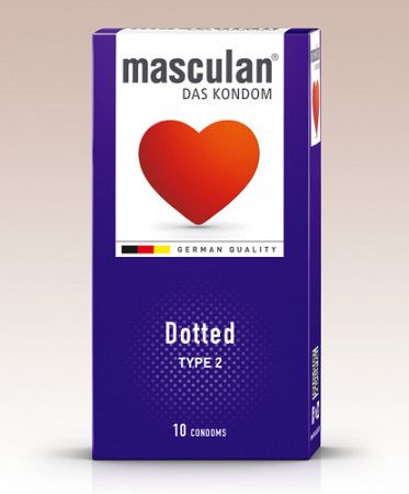 Masculan óvszer Dotted 10 db
