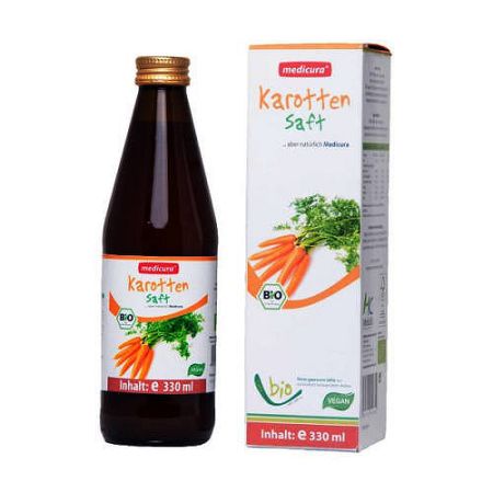 Medicura Répa 100% bio gyümölcslé, 330 ml