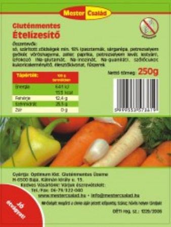 Mester család gluténmentes ételízesítő, 250 g