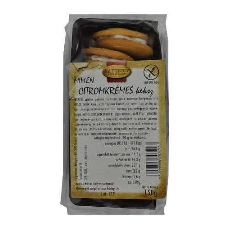 Mimen töltött keksz citromkrémes, 150 g