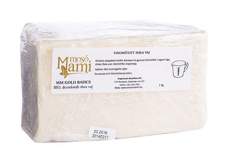 Mosó Mami Shea vaj tömb finomított, bio, 250 g