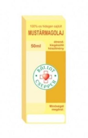 Mustármagolaj, 100%-os, hidegen sajtolt 50 ml