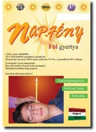 Nap-fény fülgyertya kamilla 10 db