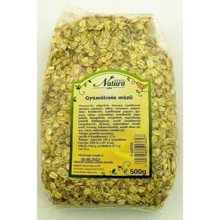 Natura gyümölcsös müzli, 500 g
