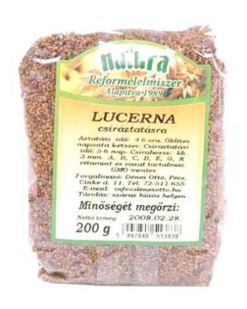 Natura lucerna csíráztatásra, 200 g