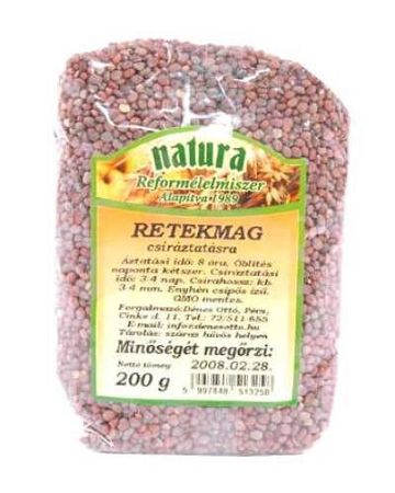 Natura retekmag csíráztatásra, 200 g
