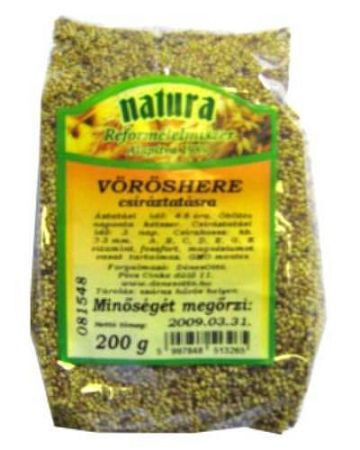 Natura vöröshere csíráztatásra, 200 g