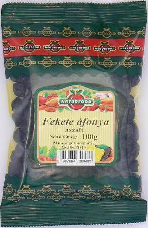 Naturfood Aszalt fekete áfonya, 100 g
