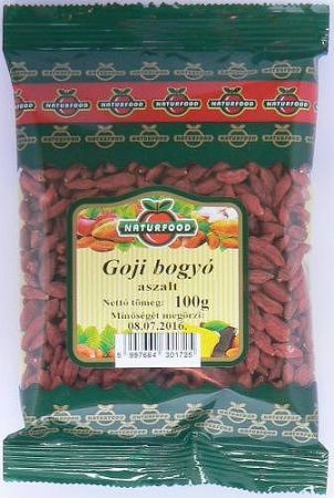 Naturfood Aszalt goji bogyó, 100 g