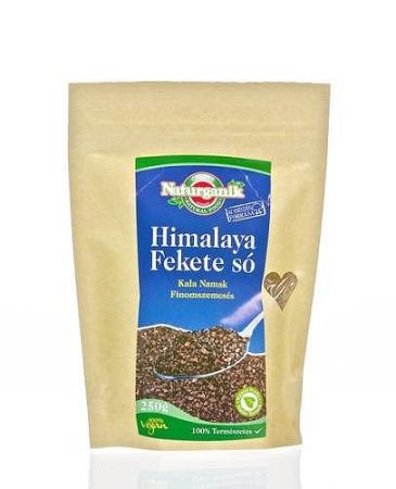 Naturganik himalaya fekete só finom, 250 g