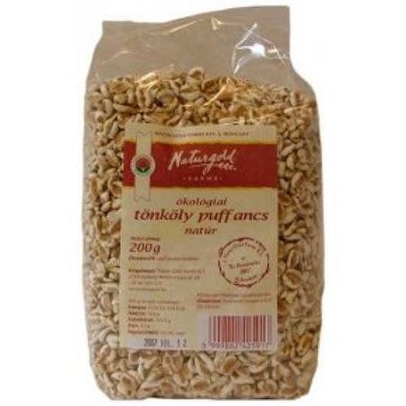 Naturgold bio tönköly puffancs natúr, 200 g