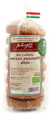 Naturgold bio tönköly puszedli diós, 150 g