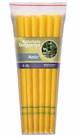 Naturhelix testgyertya, 6 db - natúr