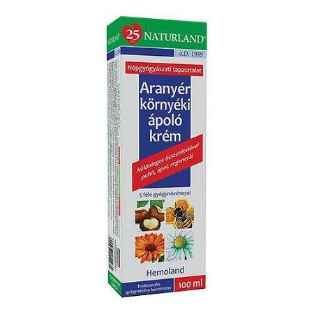 Naturland Aranyér környéki ápoló krém, 100 ml