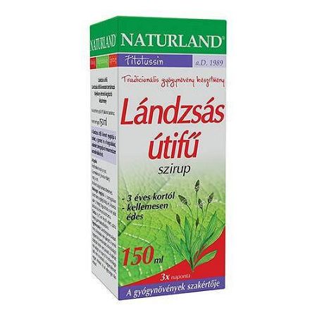 Naturland Lándzsás útifű szirup, 150 ml