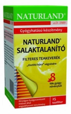 Naturland Salaktalanító tea filteres, 25x1g