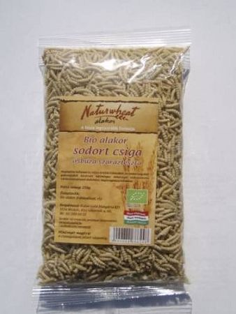 Naturwheat bio alakor sodort csiga, 250 g