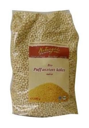 Naturworld bio puffasztott köles, natúr, 200 g