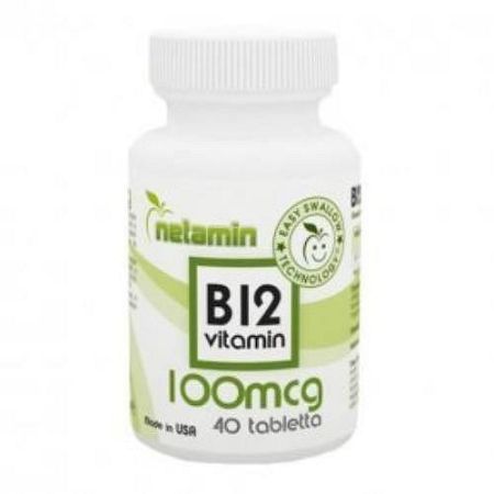 Netamin B12-vitamin tabletta, 40 db