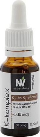 NV K-komplex cseppek 500 mcg, 30 adag, 20 ml