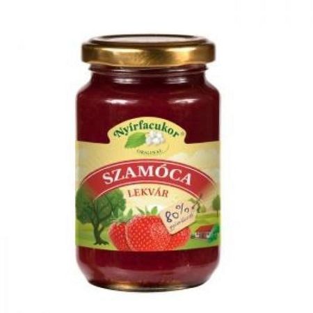 Nyírfacukor szamóca lekvár, 230 g