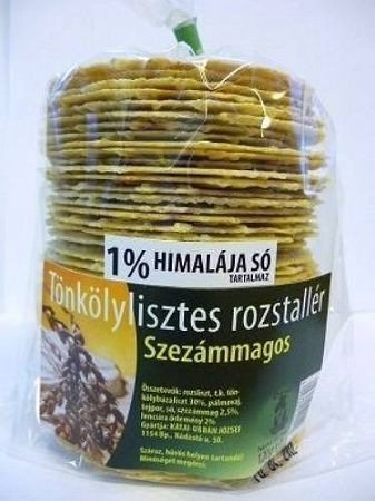 Öcsi tönkölylisztes rozst. Lenmagos, 120 g