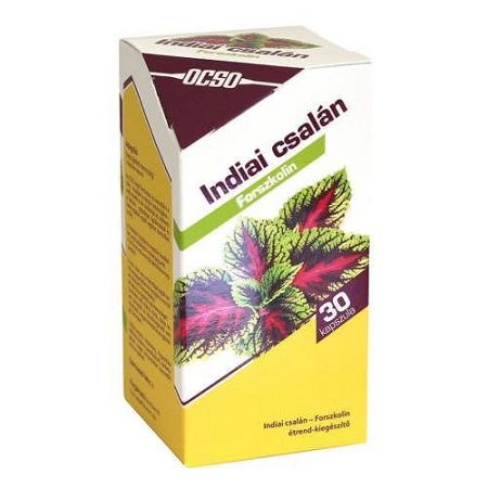 OCSO Indiai csalán, forszkolin kapszula, 30 db