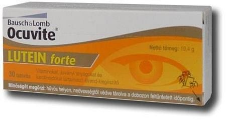 Ocuvite Lutein forte tabletta 30 db