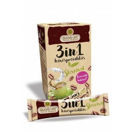 OLIGO LIFE 3IN1 KÁVÉ ÉDESÍTŐVEL 10X10G