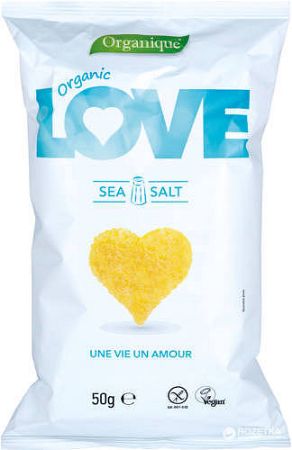 Organic love kukorica snack sós 50 g